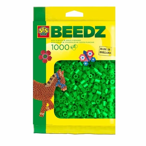 Beads 1000 pieces green