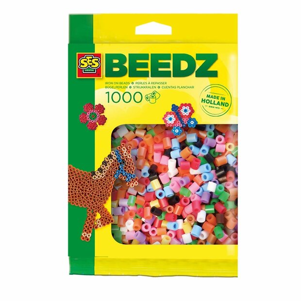 Iron on beads 1000 mix basic