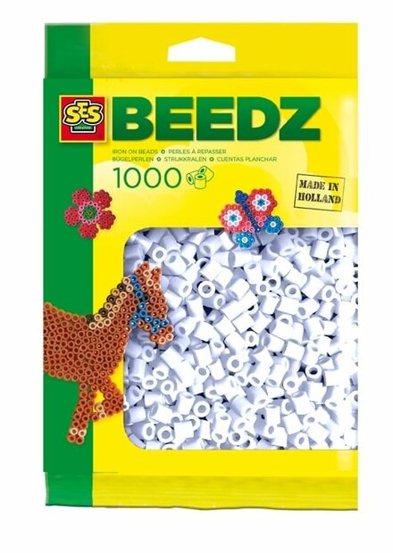 Beads 1000 pieces white