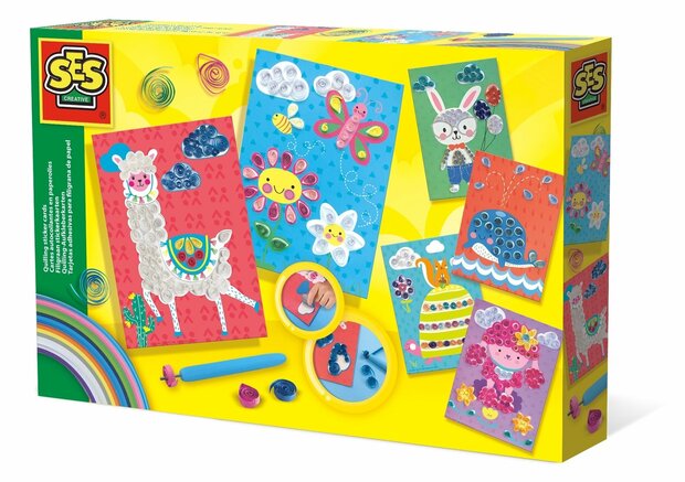 Quilling-Aufkleberkarten