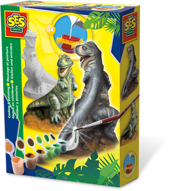 Casting en painting - T-rex
