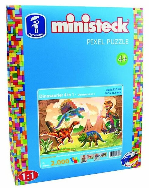 Feuchtmann - ministeck - 4-in-1 Dinosaurs