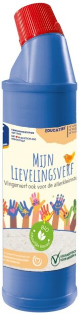 Mijn Lievelingsverf - 633 0658-8NL - blauw - 900 gram - vingerverf - Feuchtmann