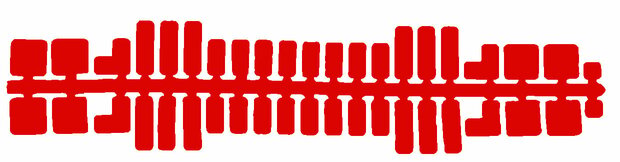 Feuchtmann - 31606 - Ministeck Standard Farbstreifen rot