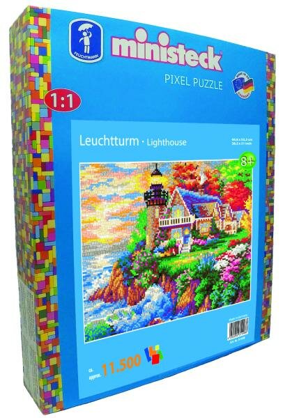 Ministeck - 31448 - Leuchtturm - XXL-Box - Pixelpuzzle ca. 11.400 Teile