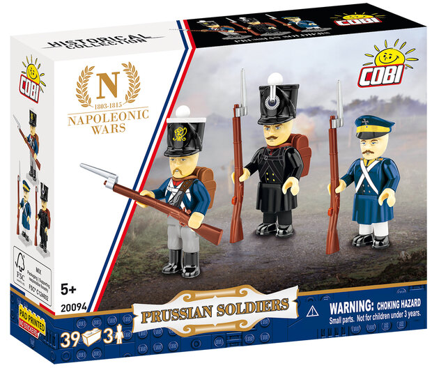 COBI 20094 3 Prusian soldaten Napoleon War