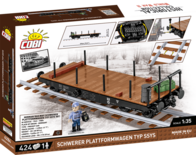 COBI 6284 German Railway Platformwagen Typ SSY
