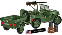 COBI 2804 Willys MB +Trailer & M2 Gun