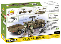 COBI 3132 WILLYS MB & Trailer