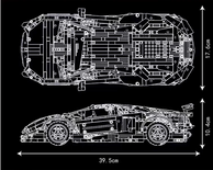 Mold King Aventador Sports Car