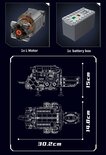 Mould King 10131 Supercar V16 Engine