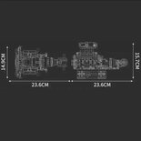 Mould King 10206 MCL Supercar V8 Engine