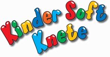 Kinder-Soft-Knete - 4 x 80 gram - clay press with tools