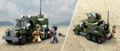 Sluban Geallieerde Half-Track 2 in 1