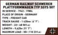 COBI 6284 German Railway Platformwagen Typ SSY